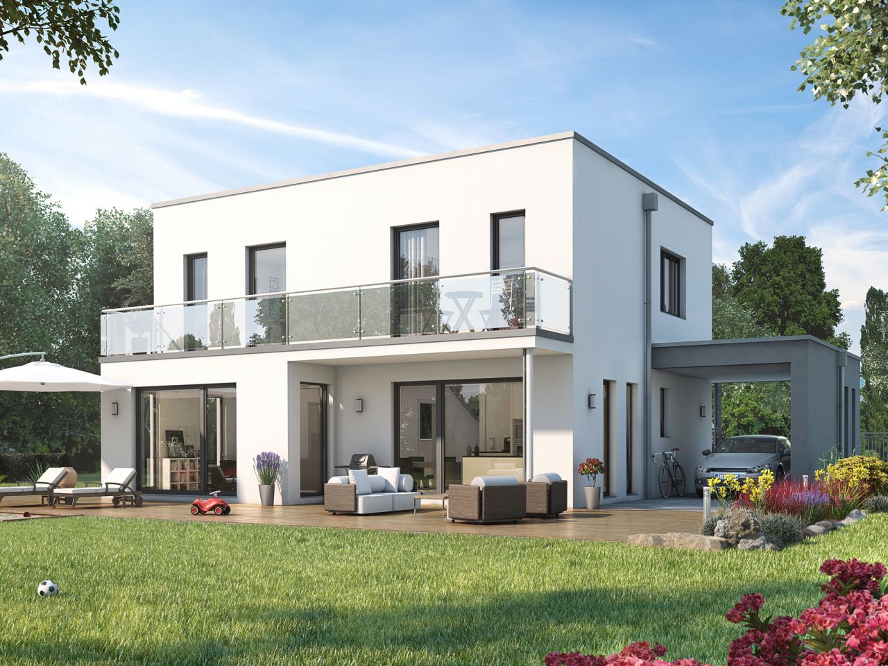 Dein helles & offenes Wohnkonzept in modernem Einfamilienhaus in Gammertingen! Inkl. Grundstück 