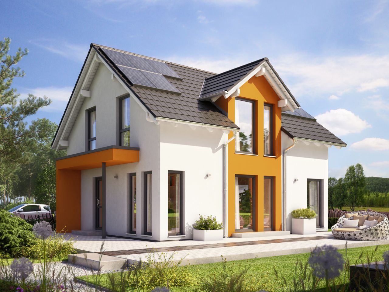 Energieeffizientes & modernes Einfamilienhaus. Verwirkliche dein Traum mit Living Haus! 